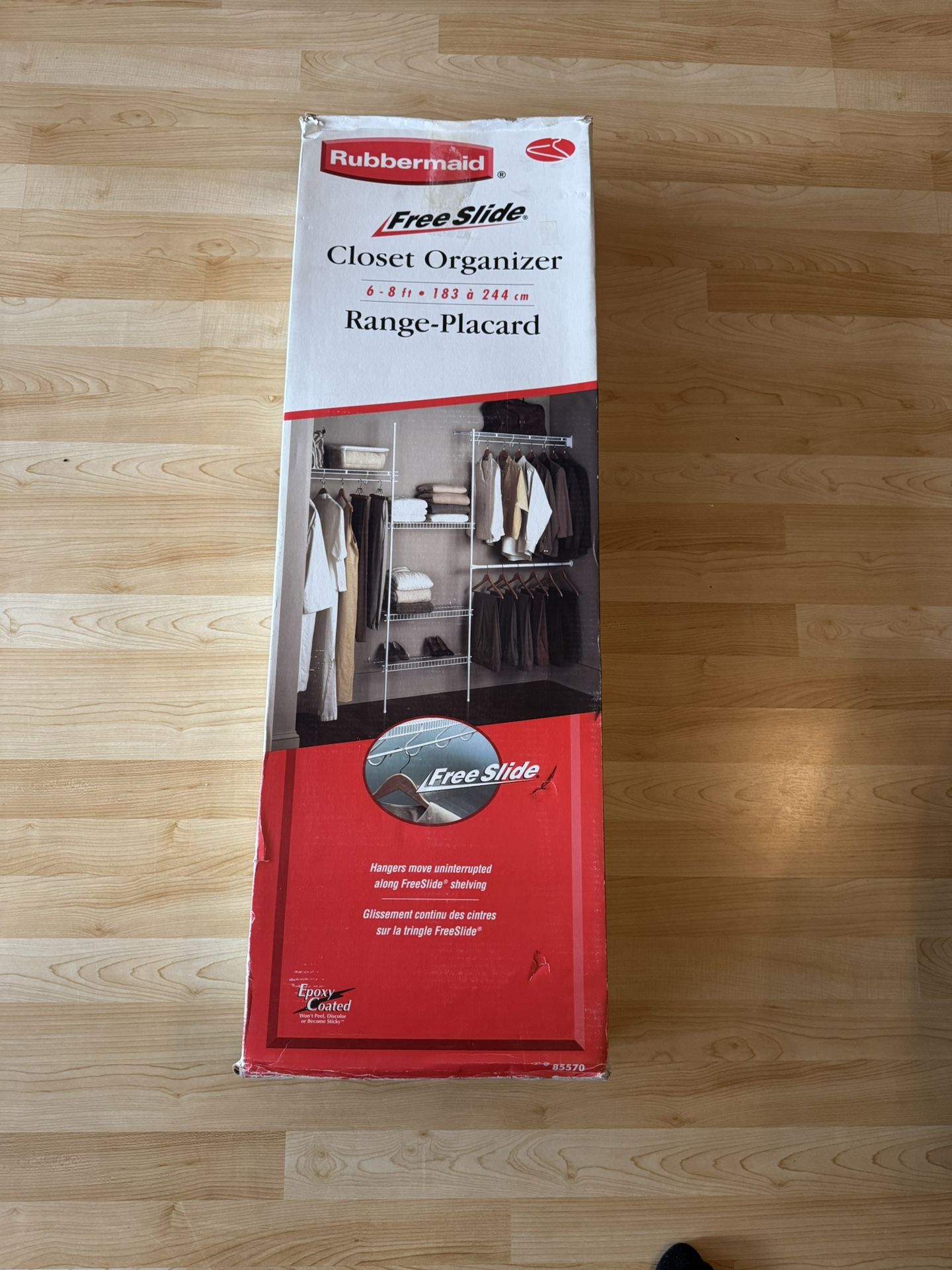Rubbermaid Free Sliding Closet Organizer