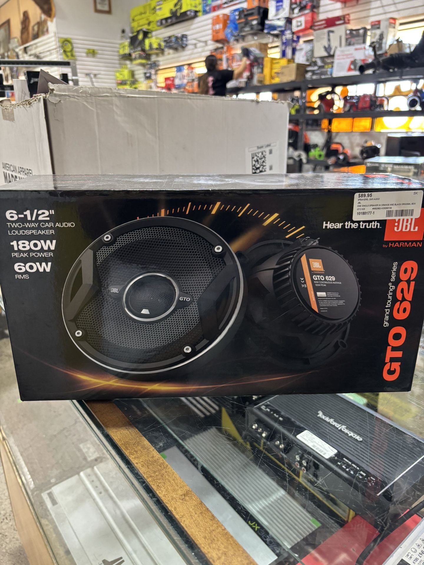 JBL GTO 629 Speaker 6-1/2” 180W Peak Power 60W RMS
