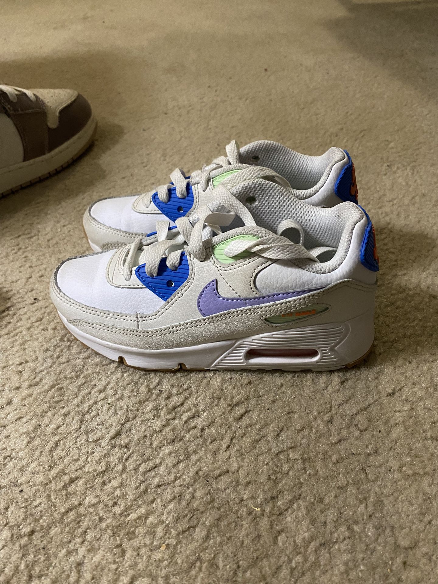 Air Max 90 Td White Purple Pulse Sz 12c