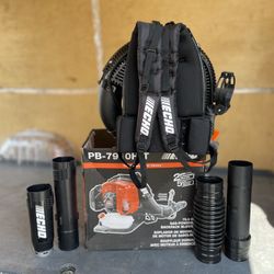 ECHO 240 MPH 835 CFM 79.9cc Gas 2-Stroke X Series Backpack Leaf Blower with Tube-Mounted Throttle