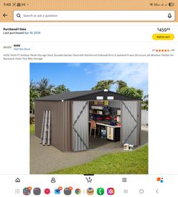 Steel Shed 10x14