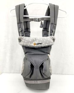 Ergobaby Four Position 360 carrier in Dewy Grey w/infant insert