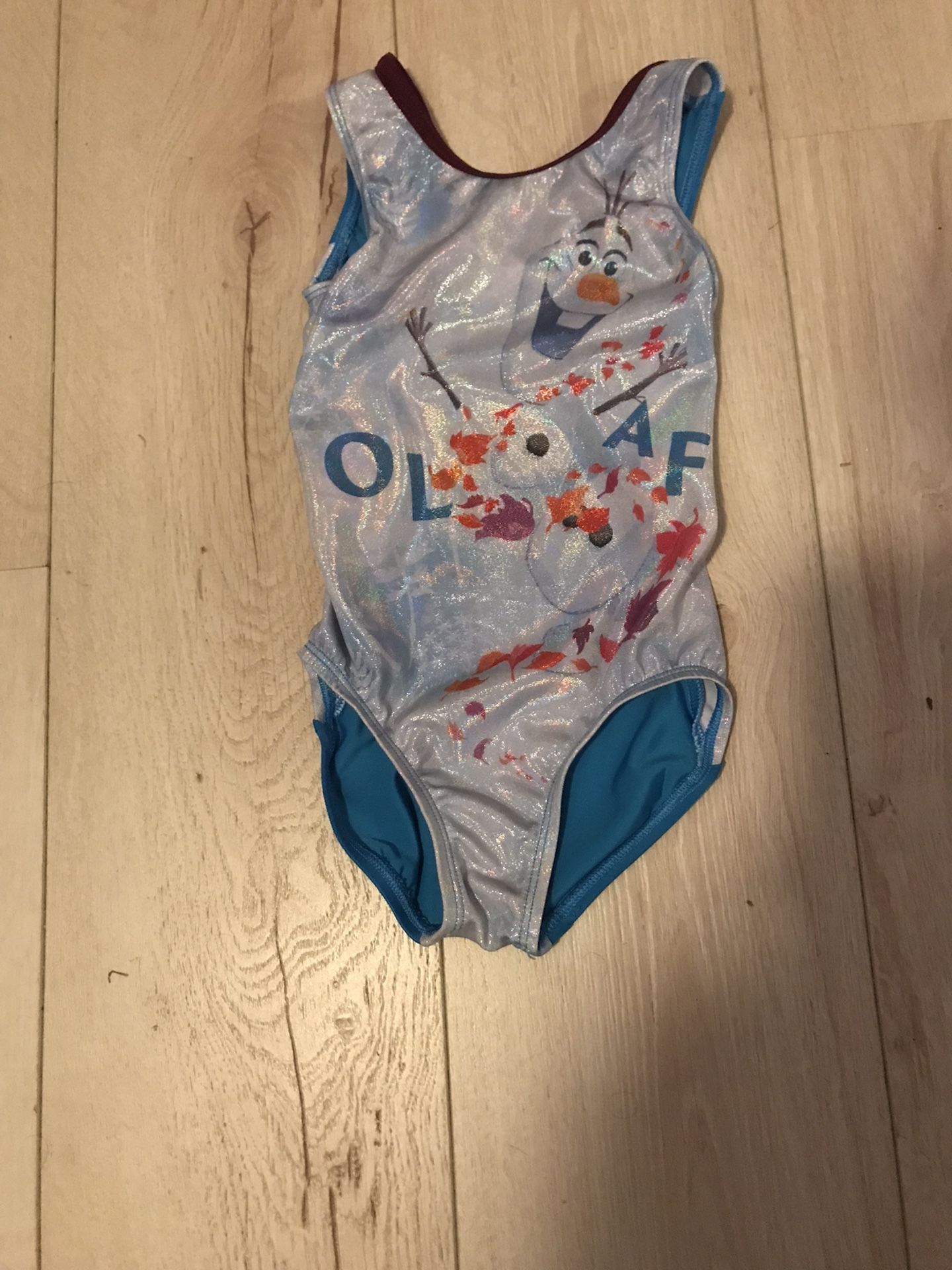 Olaf (Disney Frozen) Gymnastics Leotard Girls Size CS