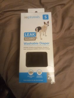 Washable Diaper for small dog