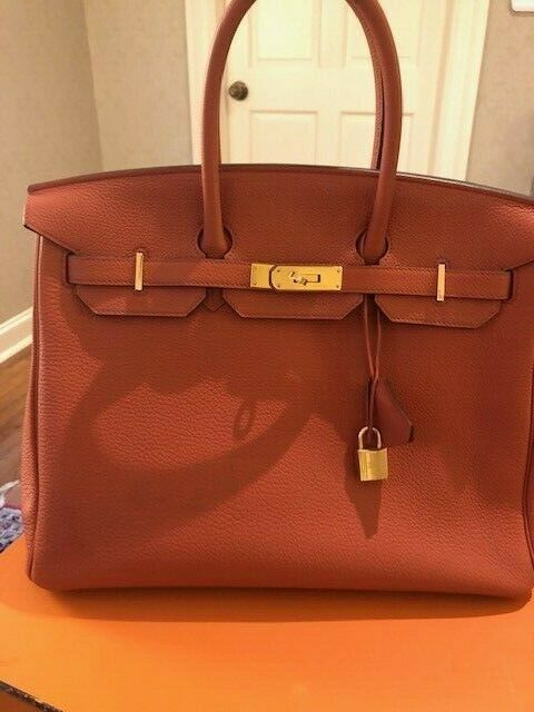 HERMES Birkin 30 Togo Leather Tote Bag