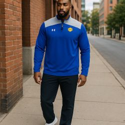 Under Armour Loose Jacket Pullover Storm Water Resistant LYB Patch Logo Size L NWT