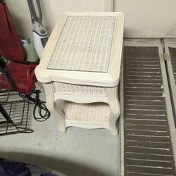 Side Table With Glass Top