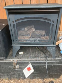 Gas or propane fireplace