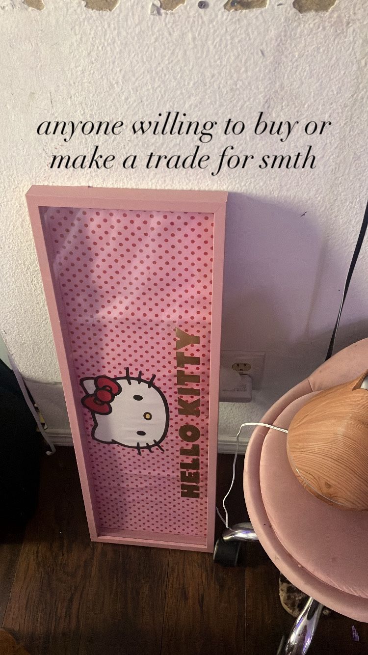 hello kitty wall decor