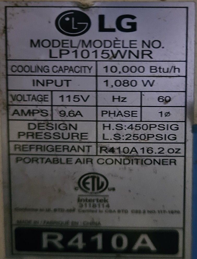 Portable AC unit