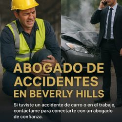➡️ Abogado de Accidentes en Beverly Hills
Descripción:
🚨 Si sufriste un accidente de carro o en tu trabajo, no estás solo.