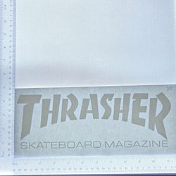 Iron On Heat Transfer  Good For T-shirts Sweaters Jackets T Shirt Design Size Is About 4x10  Thrasher Skateboard Magazine #85