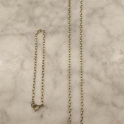 Gorjana Parker Mini Heart Necklace And Bracelet