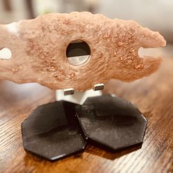 Decorative Resin Wine And Glass Bottle Holder With Coasters