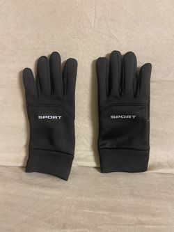 Winter Waterproof Thermal Black Gloves
