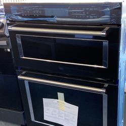 New KitchenAid Black Wall Oven With Built In Microwave $30 Initial 🔥 No Credit Check 
