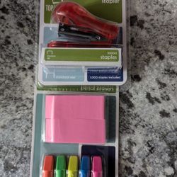 Mini Stapler + Eraser Kit [$8.00]