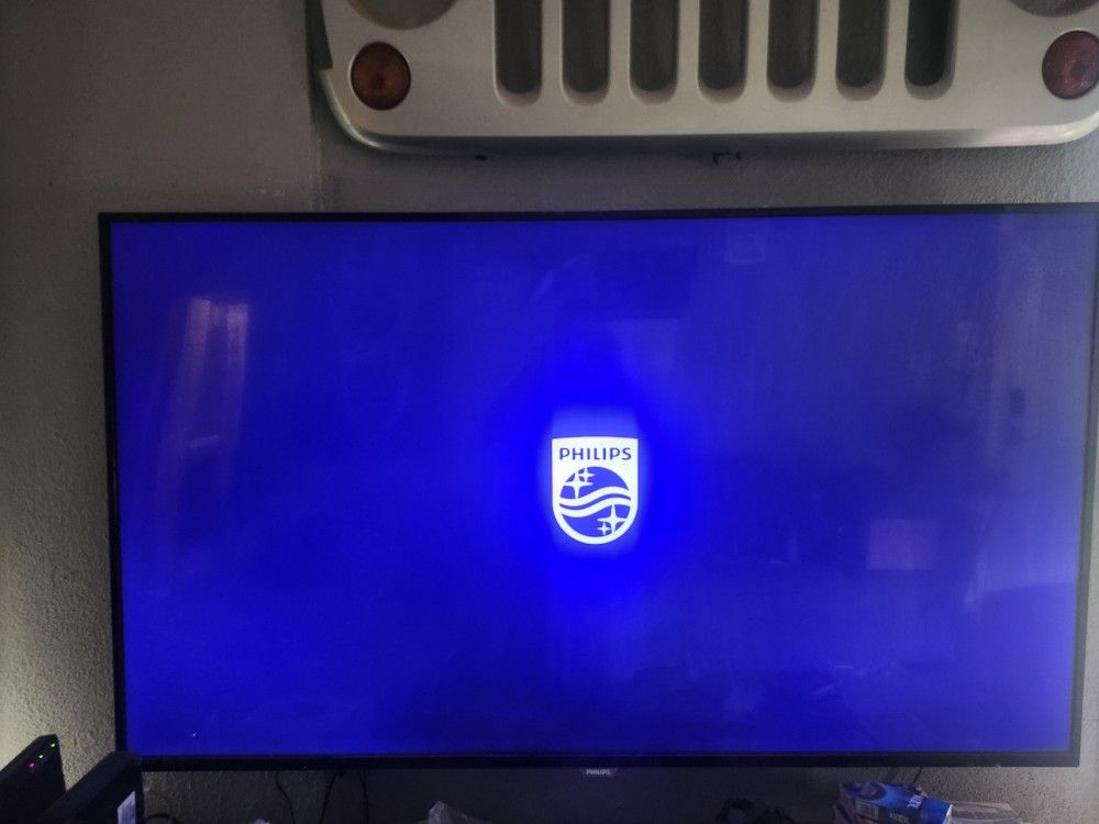 60 Inch Phillips Smart TV With Remote And Wall Mount