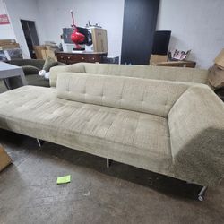 Sofa Chaise Couch Good Shape. 120in Delivery Available 