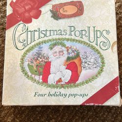 Vintage Set Of Christmas pop-up books