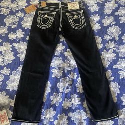 True Religion Jeans Ricky Rope Stich Size 34 