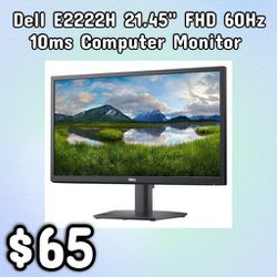 NEW Dell E2222H 21.45" FHD 60Hz 10ms Computer Monitor : Njft