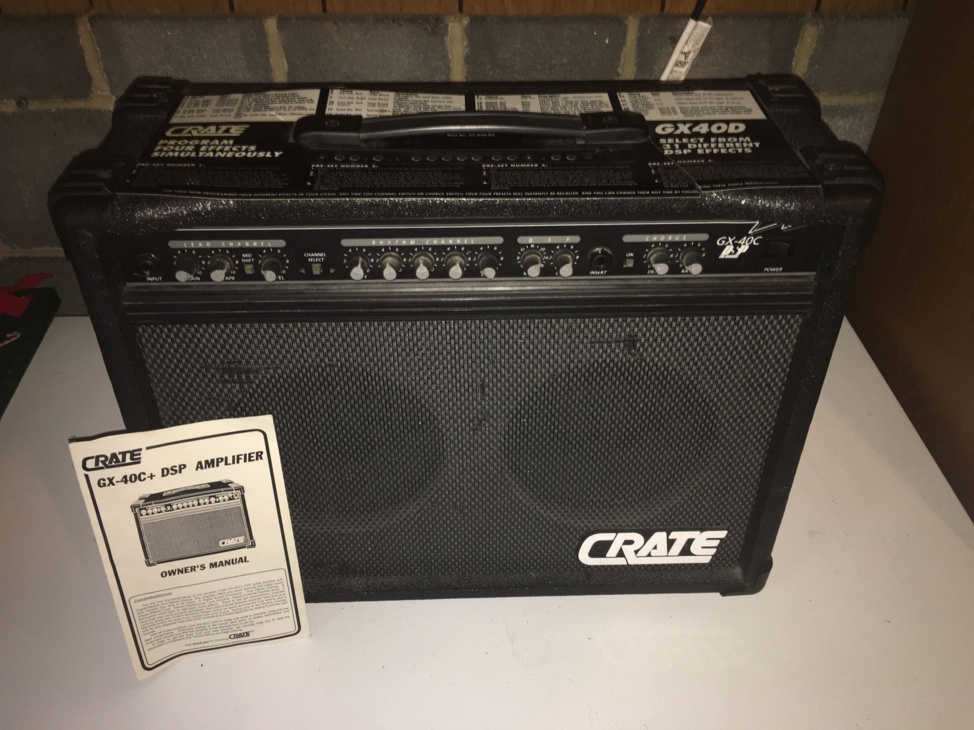 Crate GX-40C+DSP guitar amplifier