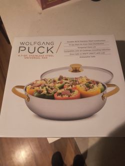 Wolfgang Puck 4.7-Qt Stainless Steel Universal Pan