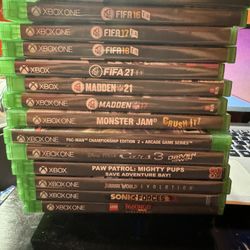 Xbox One Game Lot (see List)