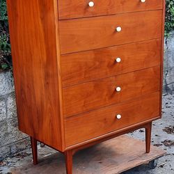 gorgeous high quality late 50's Drexel Declaration 6 drawer dovetail constructed HIGHBOY DRESSER in all original condition And Others