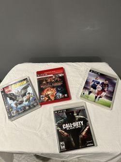 PS 3 Video Games All 4 For $20