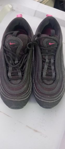 Black & Pink Nike Air Max 97 "Breast Cancer Awareness" Size 6y