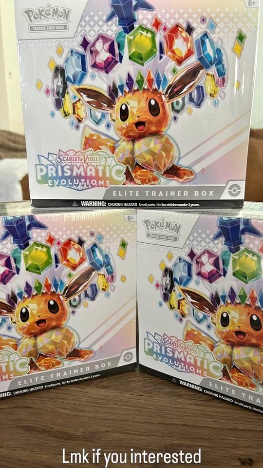 Pokémon Prismatic Evolutions ETB Elite Trainer Box
