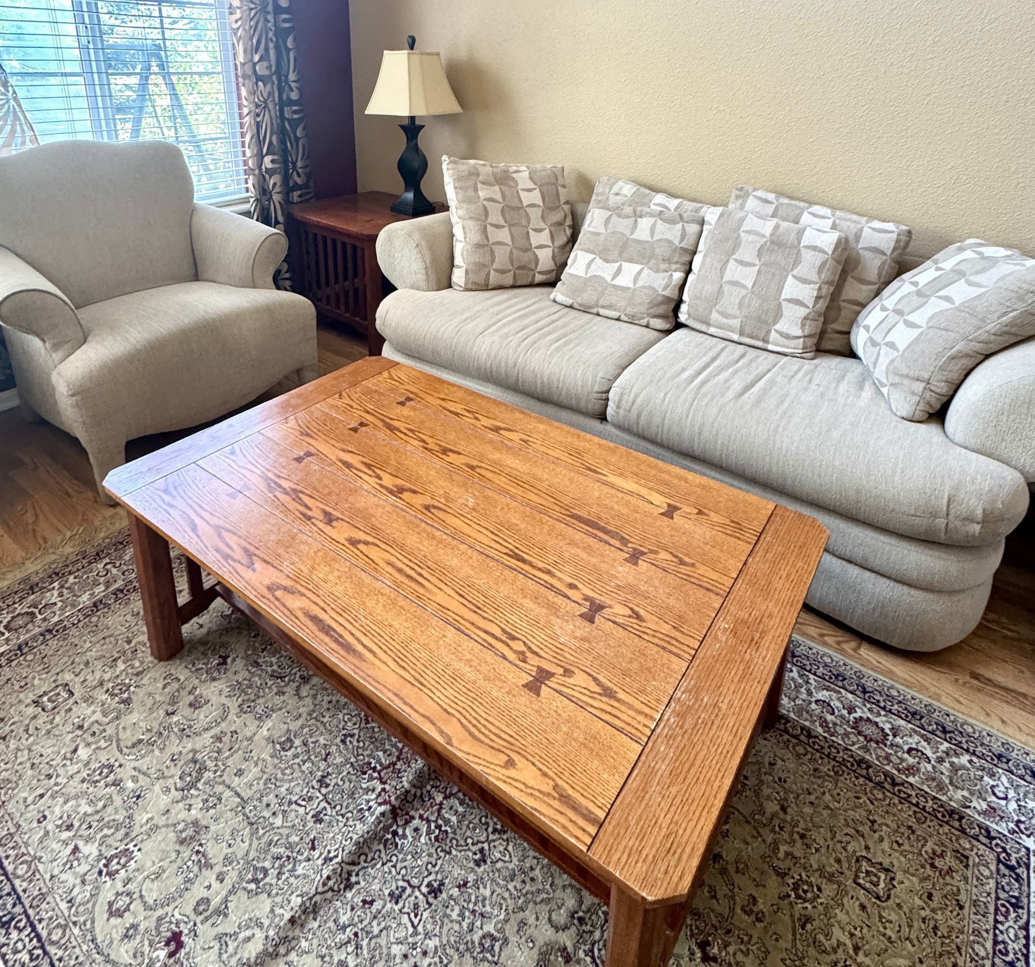 Sofa, Chair, Coffee Table And 2 Side Tables