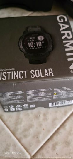 Garmin Instinct Solar GPS Smartwatch - NEW Sealed