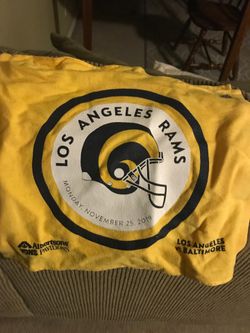 Rams vs Ravens MNF towel. $5.00