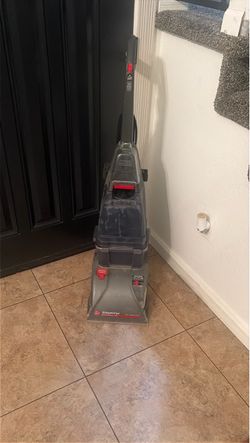 Hoover steam vac spin, scrub brushes, plus heat wide path