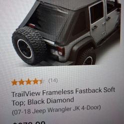 4 Door Jeep Soft Top
