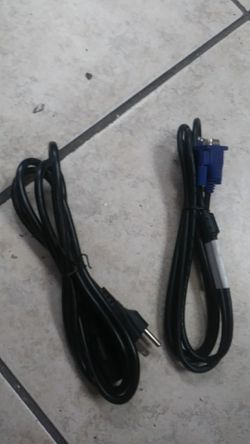 Vga cable or power cord