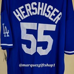 Men's Hershiser Dodgers Jerseys 