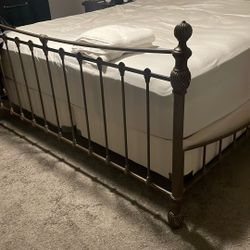 King Size Bed Frame With Two Bottom Box Beds