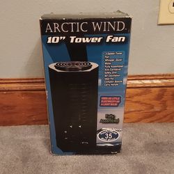 10 Inch Tall Oscillating Table Tower Fan