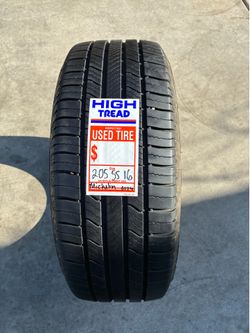 1 Michelin used tire 205/55/16