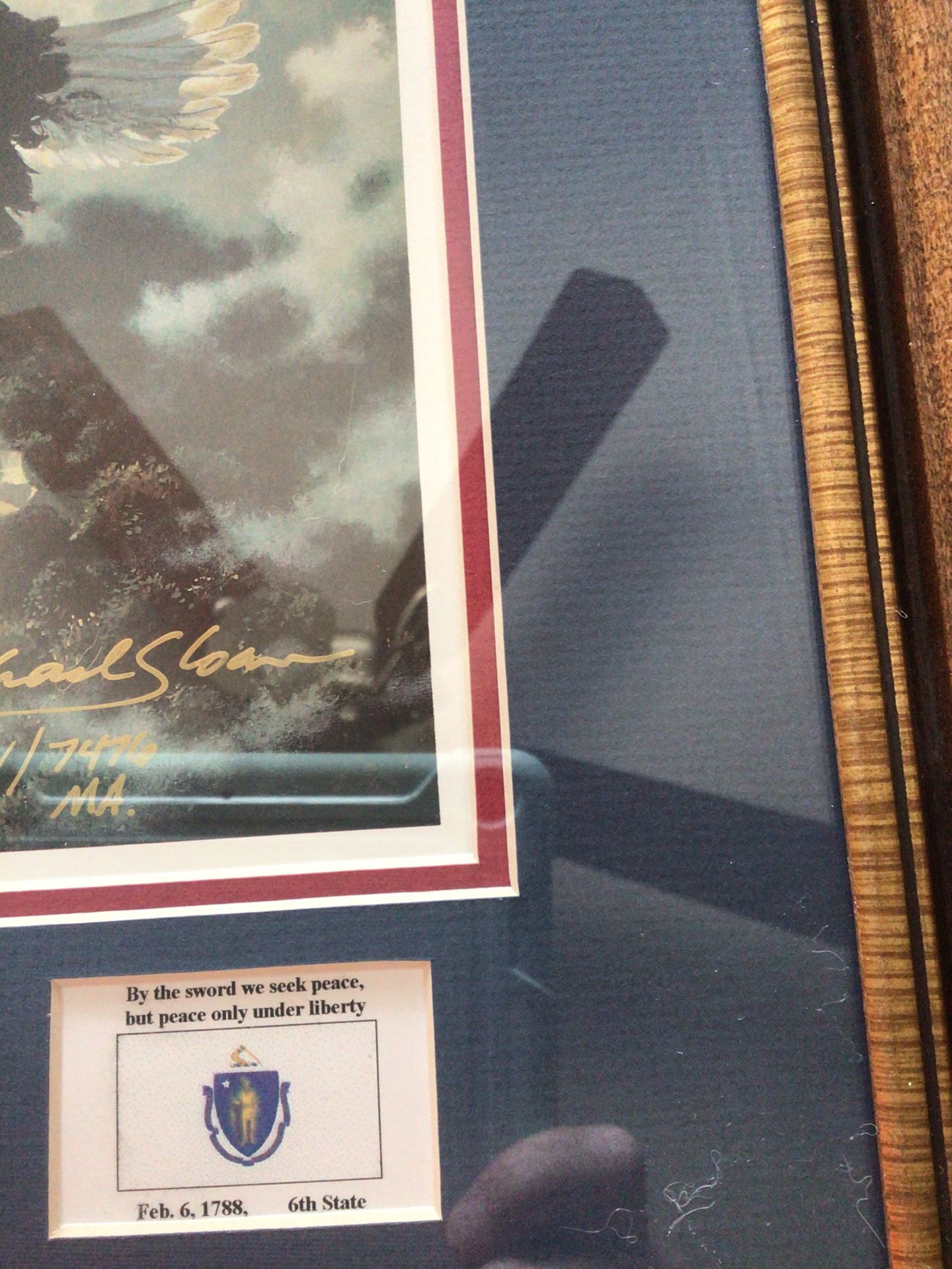 Bay State Michael Sloan Print Signed