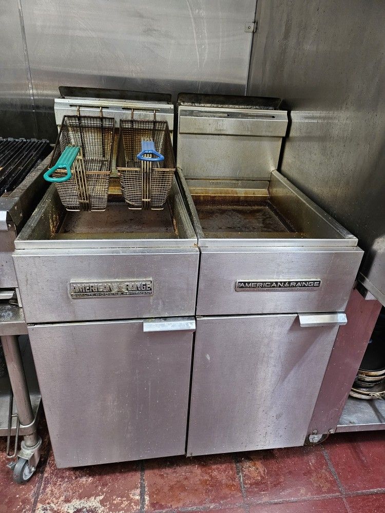 2 American Range Commercial Deep Fryers