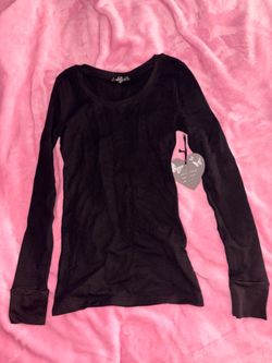 Black Long Sleeve Top