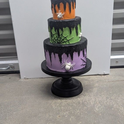 Halloween Three Tier Decoration Cake
