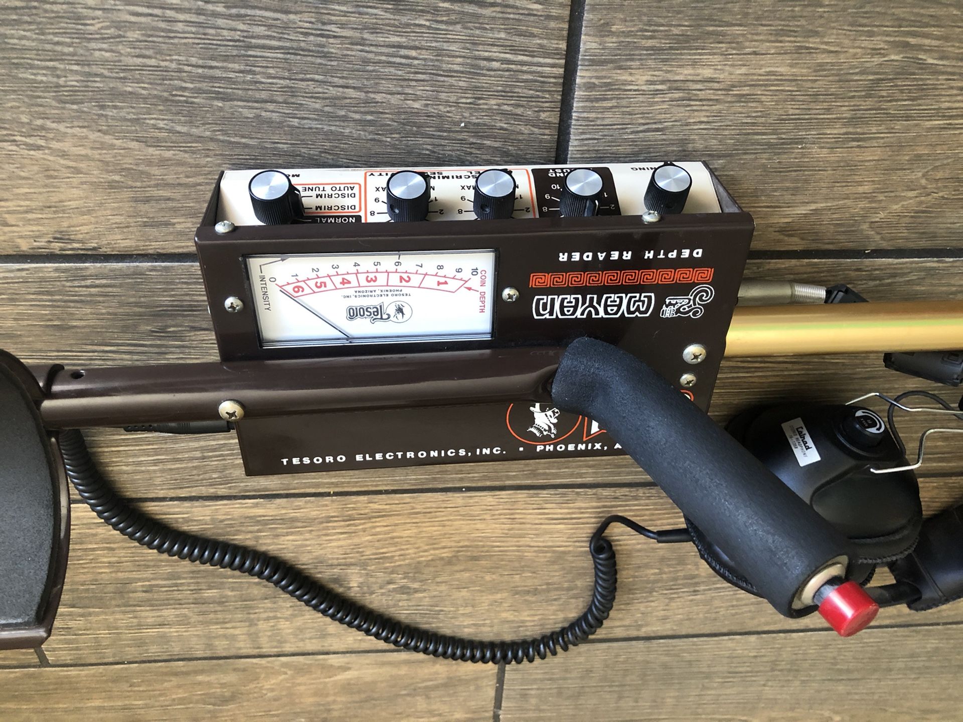 Metal Detector TESORO MAYAN VLF/TR Discriminator Metal detecting come
