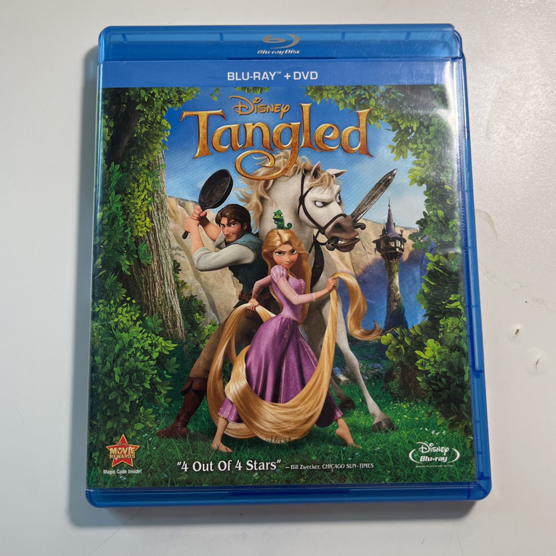 Disney Tangled DVD and Blu-Ray Disks