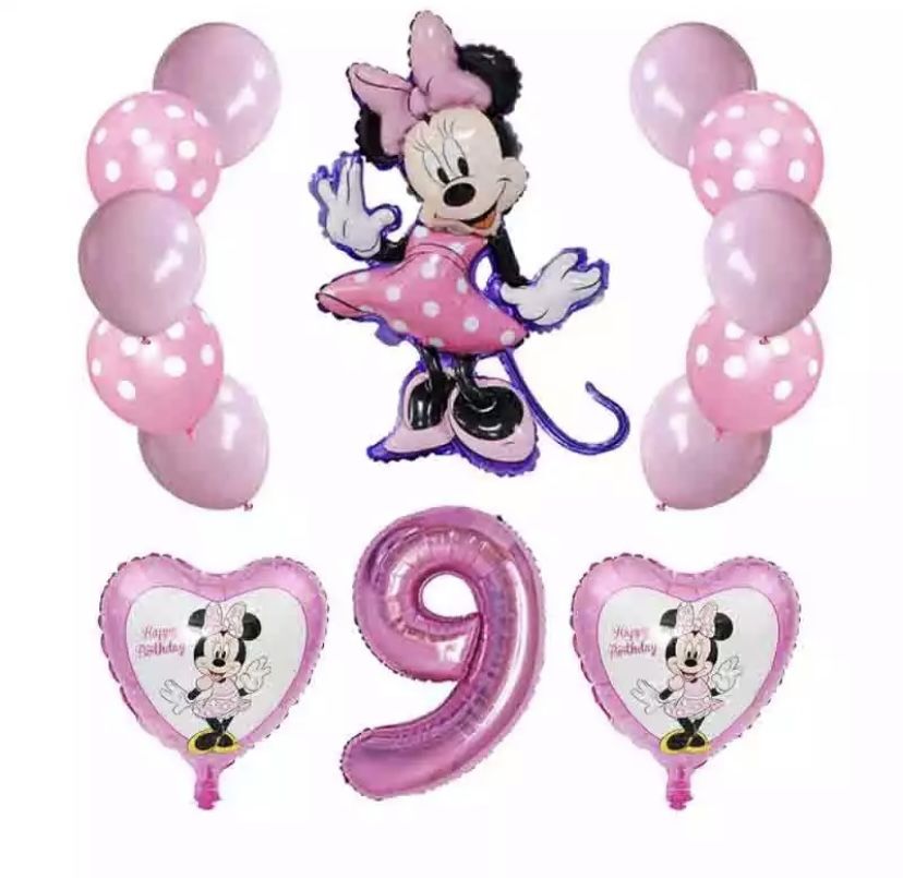 Minnie Mousse Set Balloons